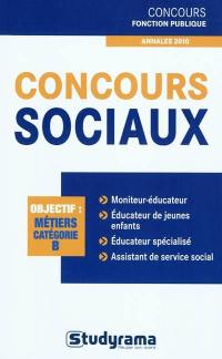 Concours sociaux : objectif métier, catégorie B