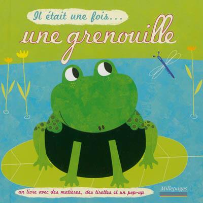 Il était une fois... une grenouille : un livre avec des matières, des tirettes et un pop-up