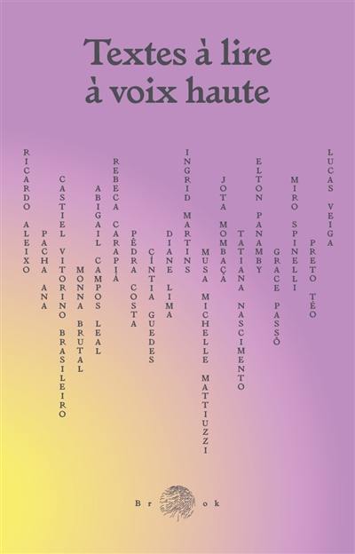 Textes à lire à voix haute