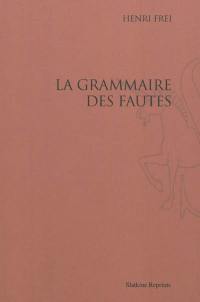 La grammaire des fautes