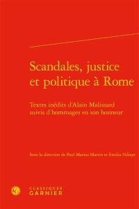 Scandales, justice et politique à Rome