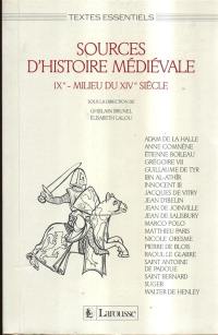 Grandes sources de l'histoire médiévale