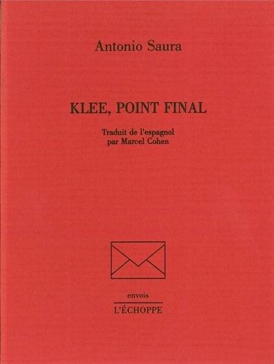 Klee, point final