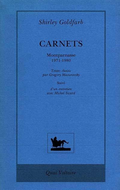 Carnets d'un peintre : Montparnasse 1971-1980