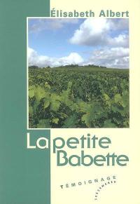 La petite Babette : témoignage