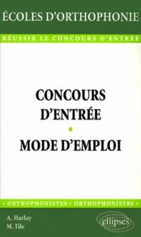 Concours d'entrée, mode d'emploi