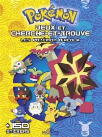 Jeux et cherche-et-trouve : les Pokémon d'Alola