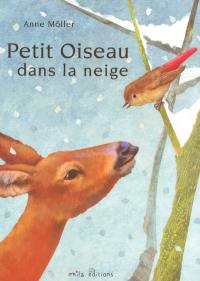 Petit oiseau dans la neige