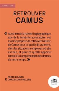 Retrouver Camus