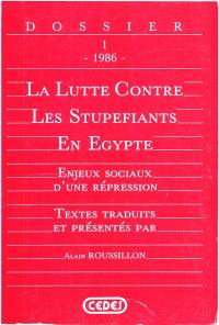 La Lutte contre les stupéfiants en Egypte