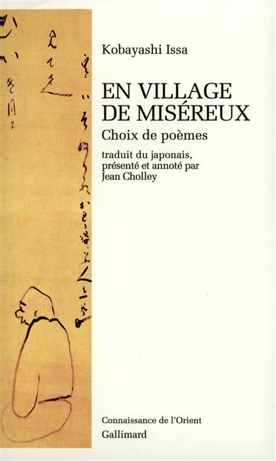 En village de miséreux : choix de poèmes