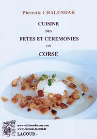 Cuisine des fêtes et cérémonies en Corse