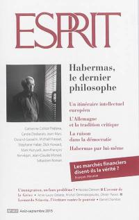 Esprit, n° 417. Habermas, le dernier philosophe