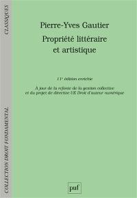 Propriété littéraire et artistique