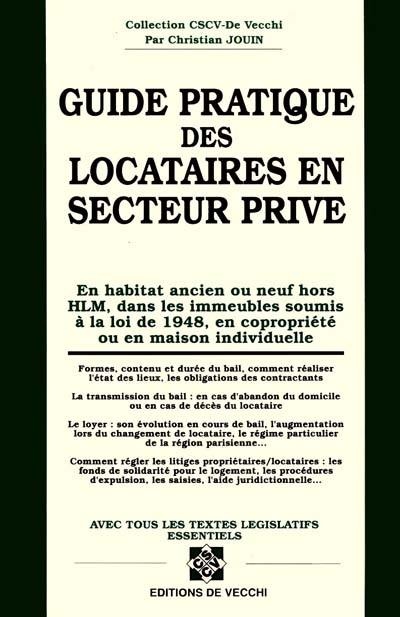 Guide pratique des locataires en secteur privé