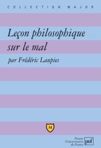 Leçon philosophique sur le mal