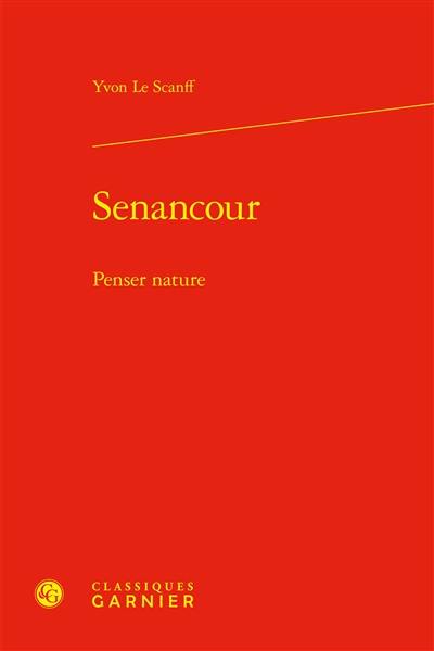 Senancour : penser nature