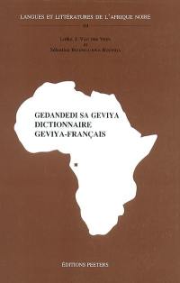 Gedandedi sa geviya, dictionnaire geviya-français