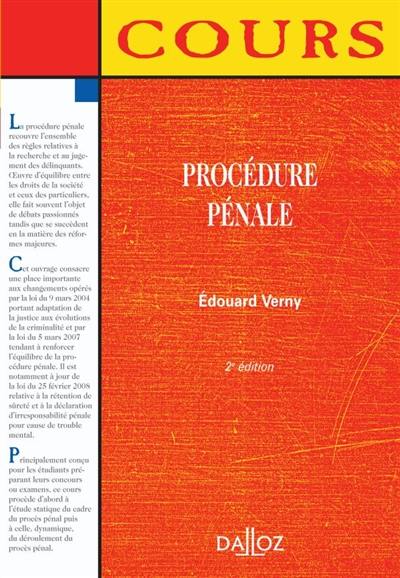 Procédure pénale