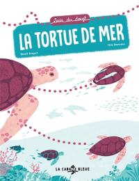 Suis du doigt la tortue de mer