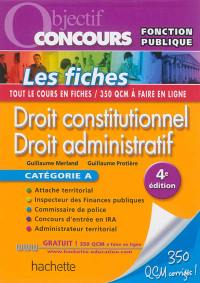 Droit constitutionnel, droit administratif : catégorie A