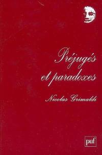 Préjugés et paradoxes