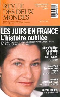 Revue des deux mondes. Les Juifs en France : l'histoire oubliée