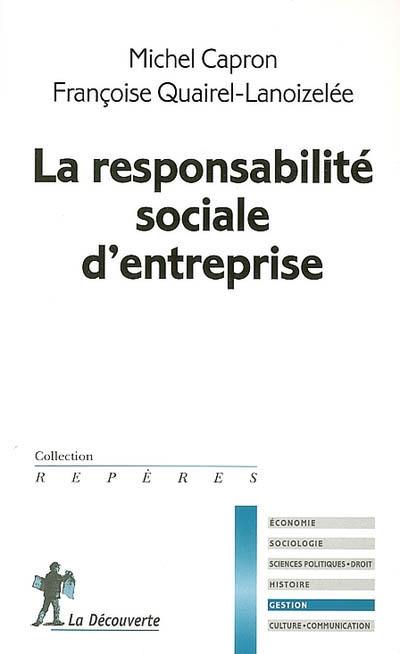 La responsabilité sociale d'entreprise