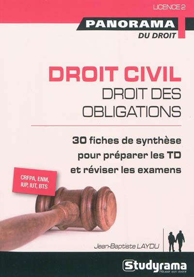 Droit civil : droit des obligations