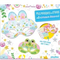 Mes masques en strass : animaux kawaii