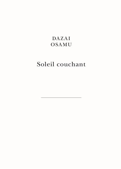 Soleil couchant