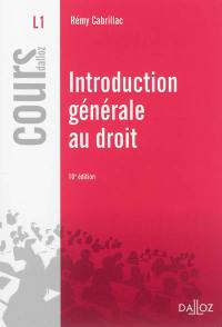 Introduction générale au droit