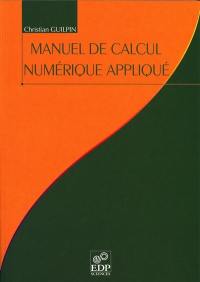 Manuel de calcul numérique appliqué