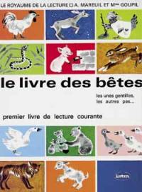 Le Livre des bêtes, CP-CE 1