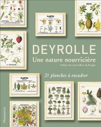 Deyrolle : une nature nourricière : 21 planches à encadrer