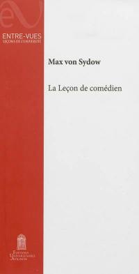 La leçon de comédien