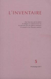 Inventaire (L'), n° 5