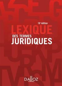 Lexique des termes juridiques