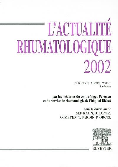 L'actualité rhumatologique 2002