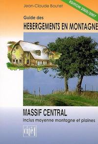 Massif central : inclus moyenne montagne et plaines