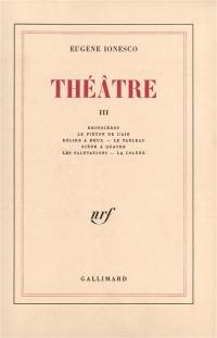 Théâtre. Vol. 3