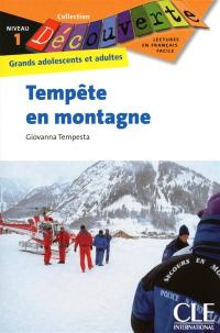 Tempête en montagne