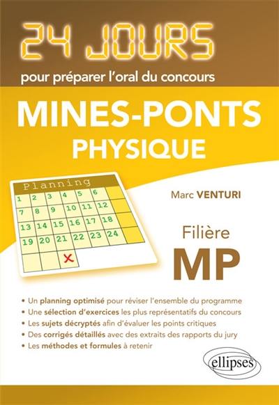 Physique : concours Mines-Ponts, filière MP