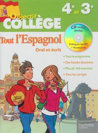 Tout l'espagnol, oral et écrit : 4e et 3e