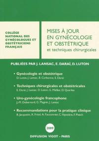 Mises à jour en gynécologie et obstétrique et techniques chirurgicales