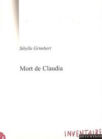 Mort de Claudia