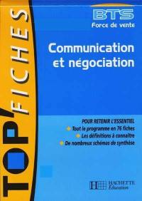 Communication et négociation, BTS, force de vente