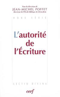 L'autorité de l'Ecriture