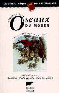 Inventaire des oiseaux du monde