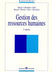 Gestion des ressources humaines